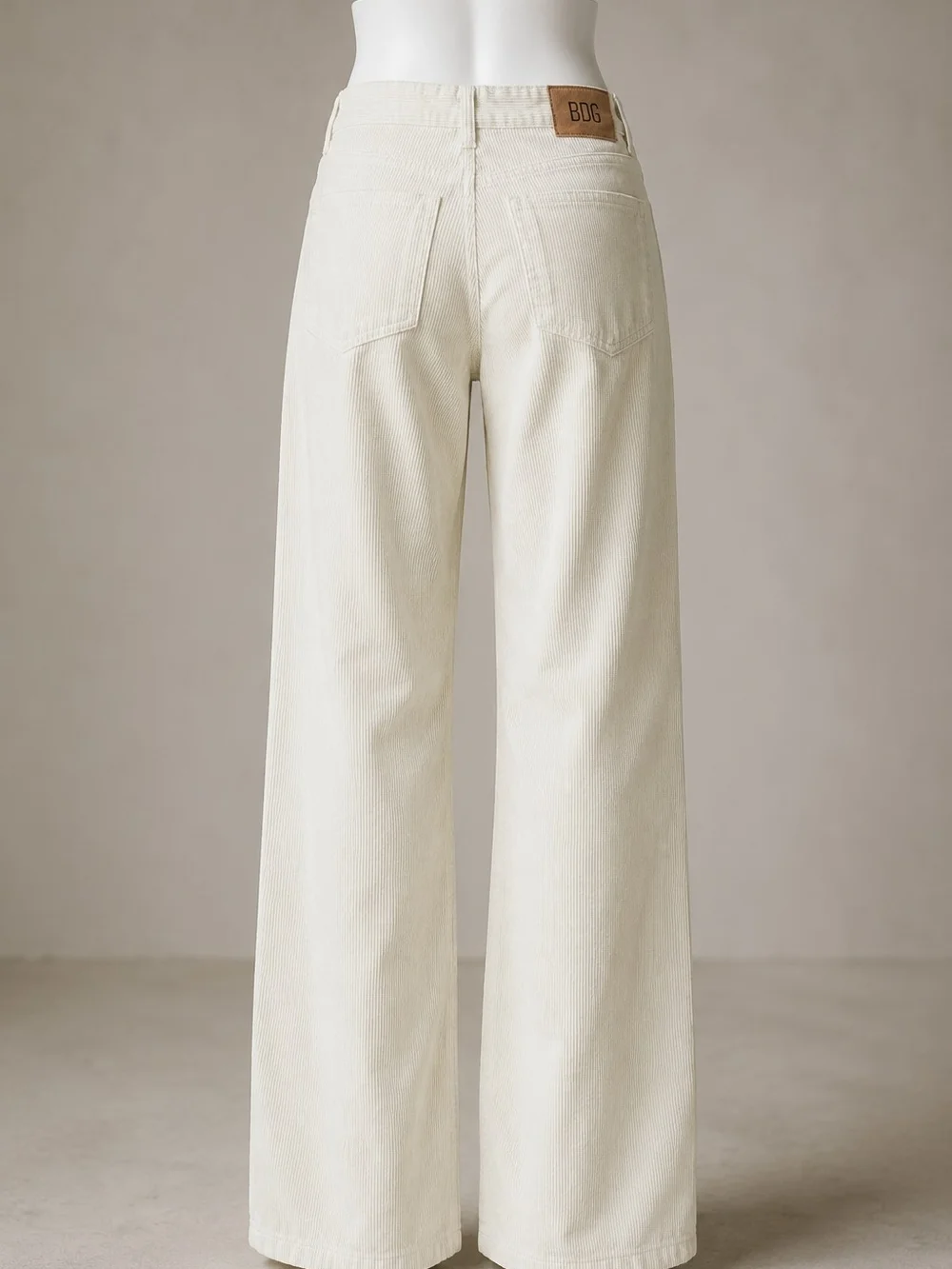 BDG Urban Outfitters Cream Corduroy Pants Vintage ’90s Y2K New